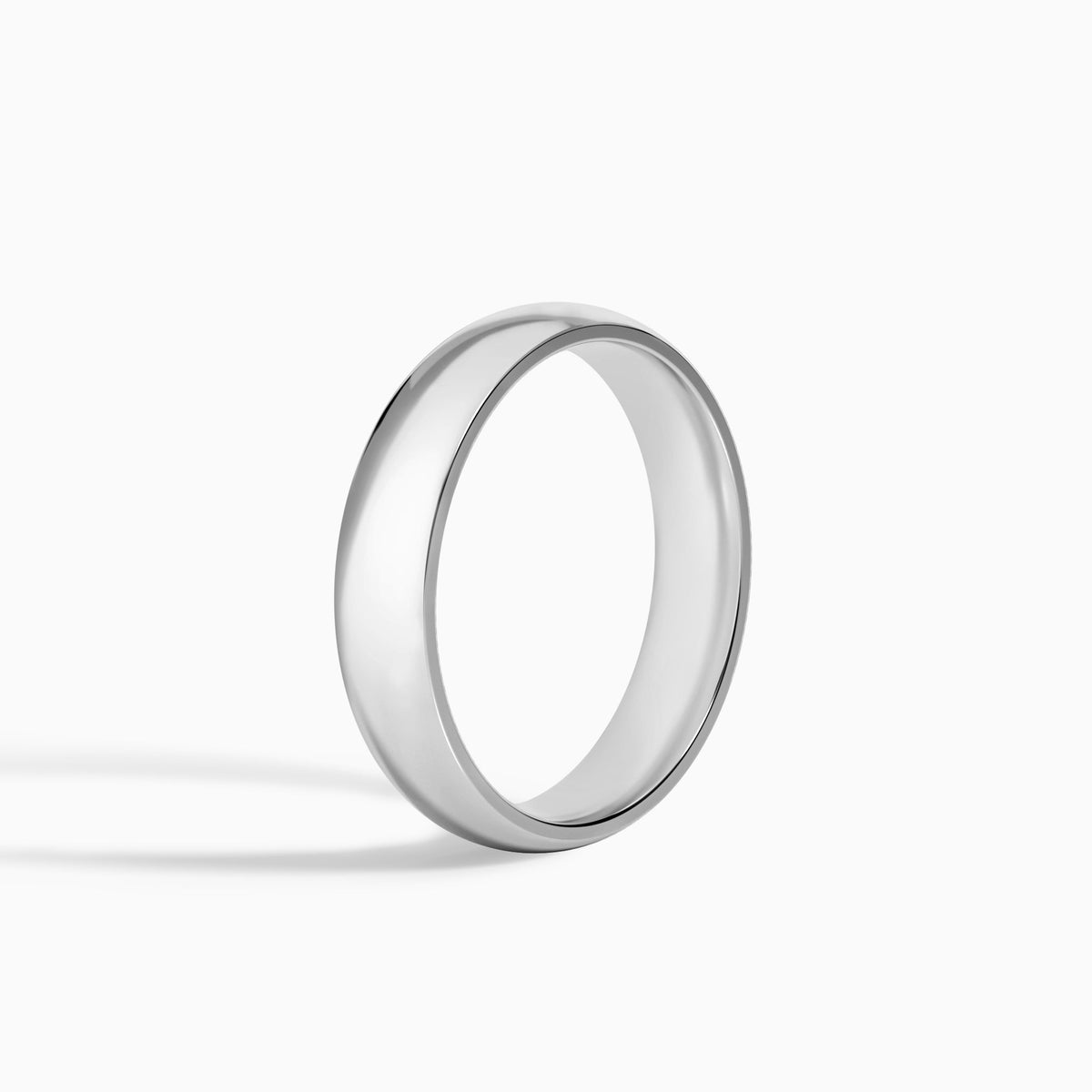 Classic Dome Wedding Band in Platinum