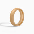 Brushed Flat Wedding Band