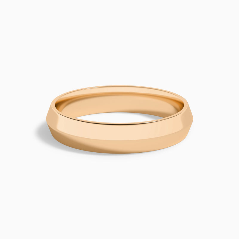 Comfort Fit Knife Edge Wedding Band
