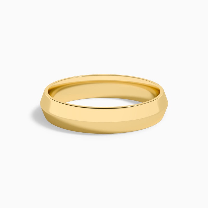 Comfort Fit Knife Edge Wedding Band