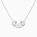 Toi Et Moi Double Inverted Pear Lab Grown Diamond Necklace