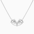 Toi Et Moi Double Inverted Pear Lab Grown Diamond Necklace