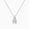 Toi Et Moi Pear and Cushion Lab Grown Diamond Necklace