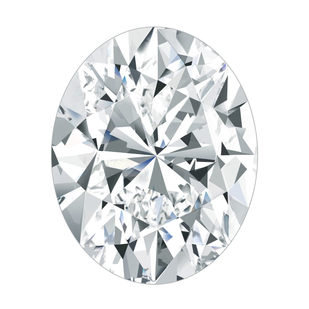 5 Carat Oval Lab Created Diamond