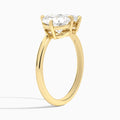 Toi Et Moi Pear and Pear Diamond Engagement Ring In 18K Yellow Gold, Angle View