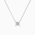 Product Video for Cushion Solitaire Lab Grown Diamond Necklace In Platinum