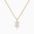 Product Video for Marquise Solitaire Lab Grown Diamond Pendant Necklace In 14K Rose Gold