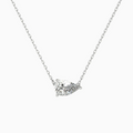 Pear Solitaire Diamond Necklace