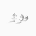 Marquise Solitaire 6-Prong Diamond Stud Earrings