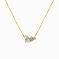 Pear Solitaire Diamond Necklace