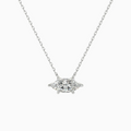 Marquise Solitaire Diamond Necklace