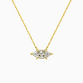 Marquise Solitaire Diamond Necklace