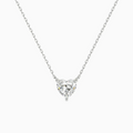 Heart Solitaire Diamond Necklace